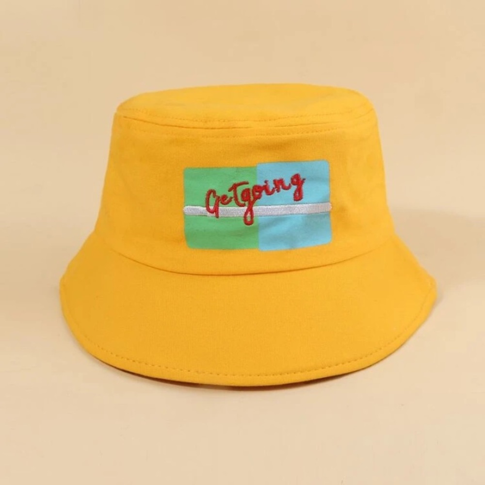 2/$15 Letter embroidery bucket hat